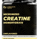 100% Pure Creatine Monohydrate – 3g Per Serving | Boost Strength, Performance & Recovery | For Men & Women