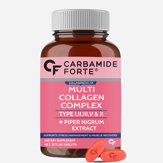 Multi Collagen Tablets for Women & Men | Hydrolyzed Collagen Peptides With 5 Types of Collagen Powder | Collagen Supplements for Skin & Joint Support