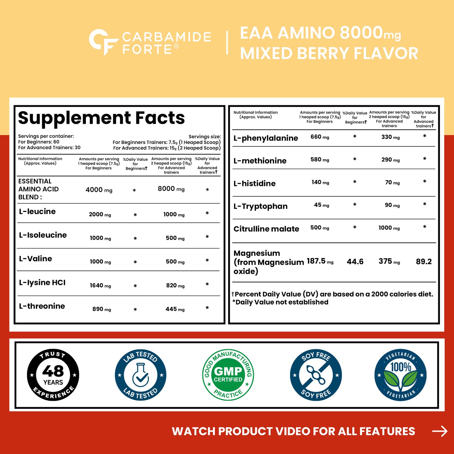 EAA AMINO POWDER MIXED BERRY 450g