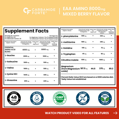 EAA AMINO POWDER MIXED BERRY 450g