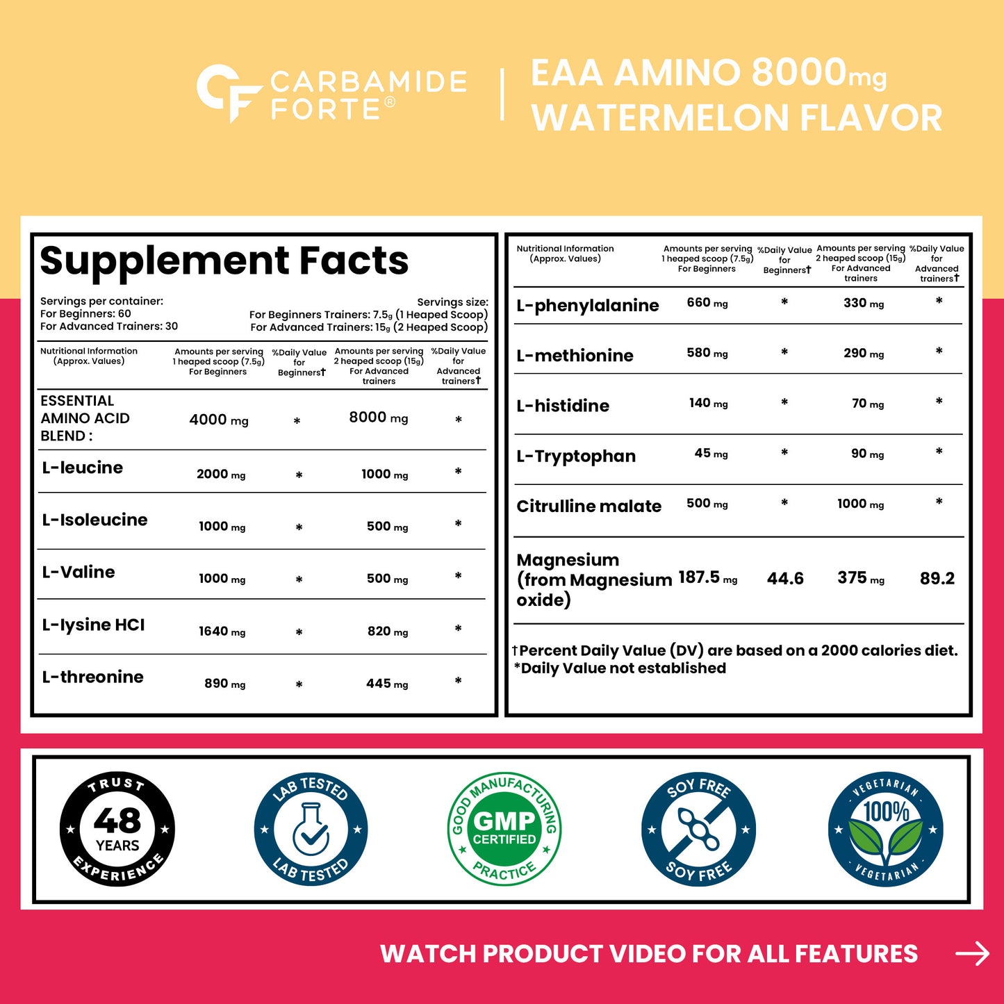 EAA AMINO POWDER WATERMELON 450g