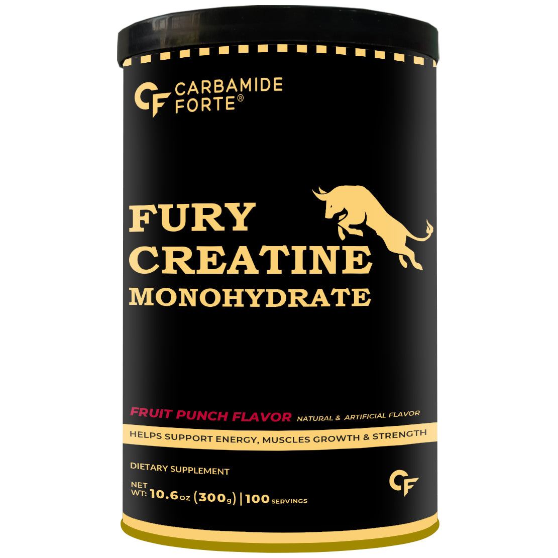 Fury Pump Pre-Workout – Explosive Energy & Focus | Boost Strength, Endurance & Blood Flow | In Various Flavors I For Men And Women - Fruit Punch 300g