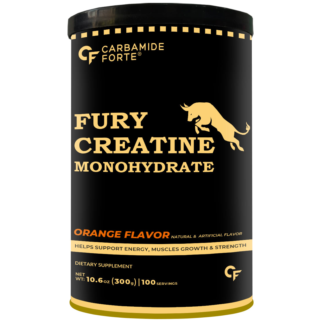 Fury Pump Pre-Workout – Explosive Energy & Focus | Boost Strength, Endurance & Blood Flow | In Various Flavors I For Men And Women - Orange Flavour 300g