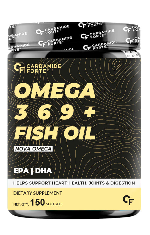 Omega 3-6-9 Softgels | Supports Heart, Brain & Joint Health | 1650 mg Per Serving