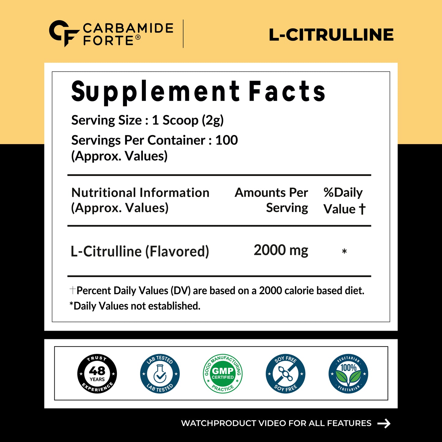 L- Citrulline 2000 mg | Boosts Muscle Pump, Stamina & Recovery | Berry Blast Flavour